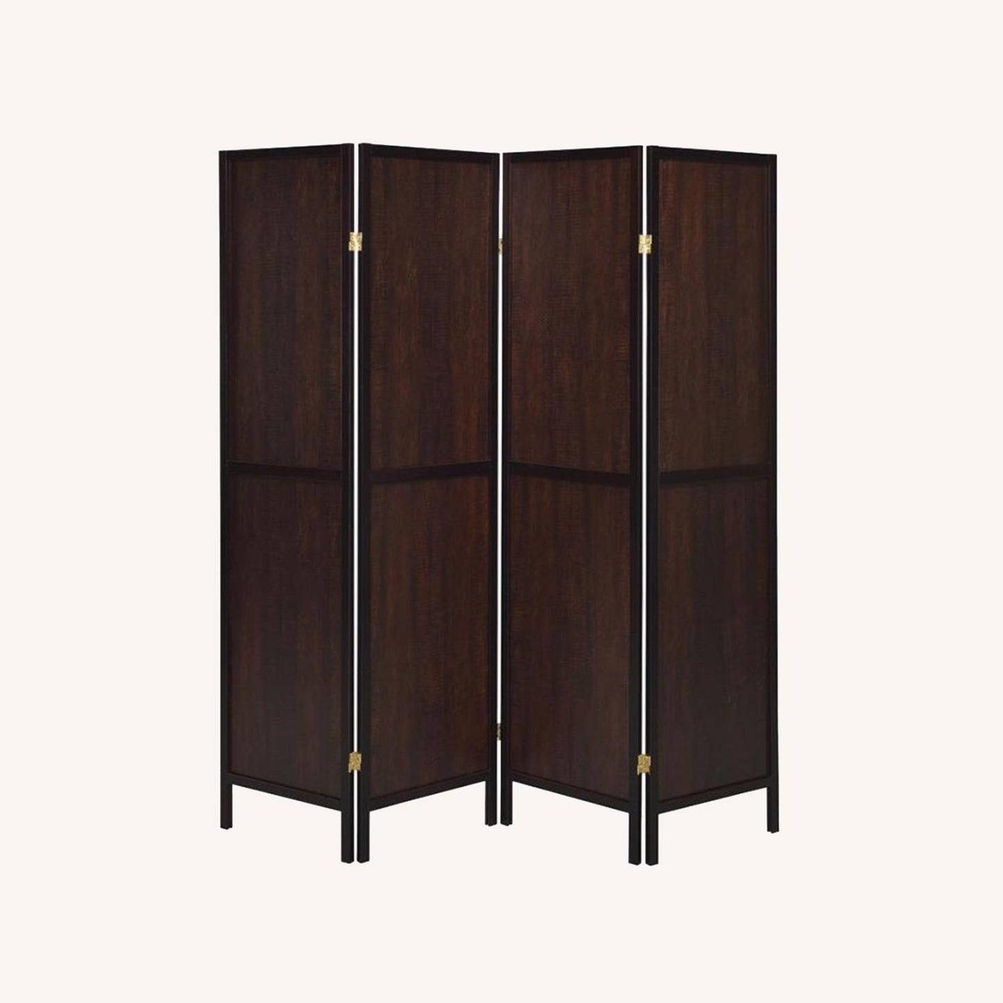 Other 4-Panel Screen In Tobacco & Cappuccino Finish