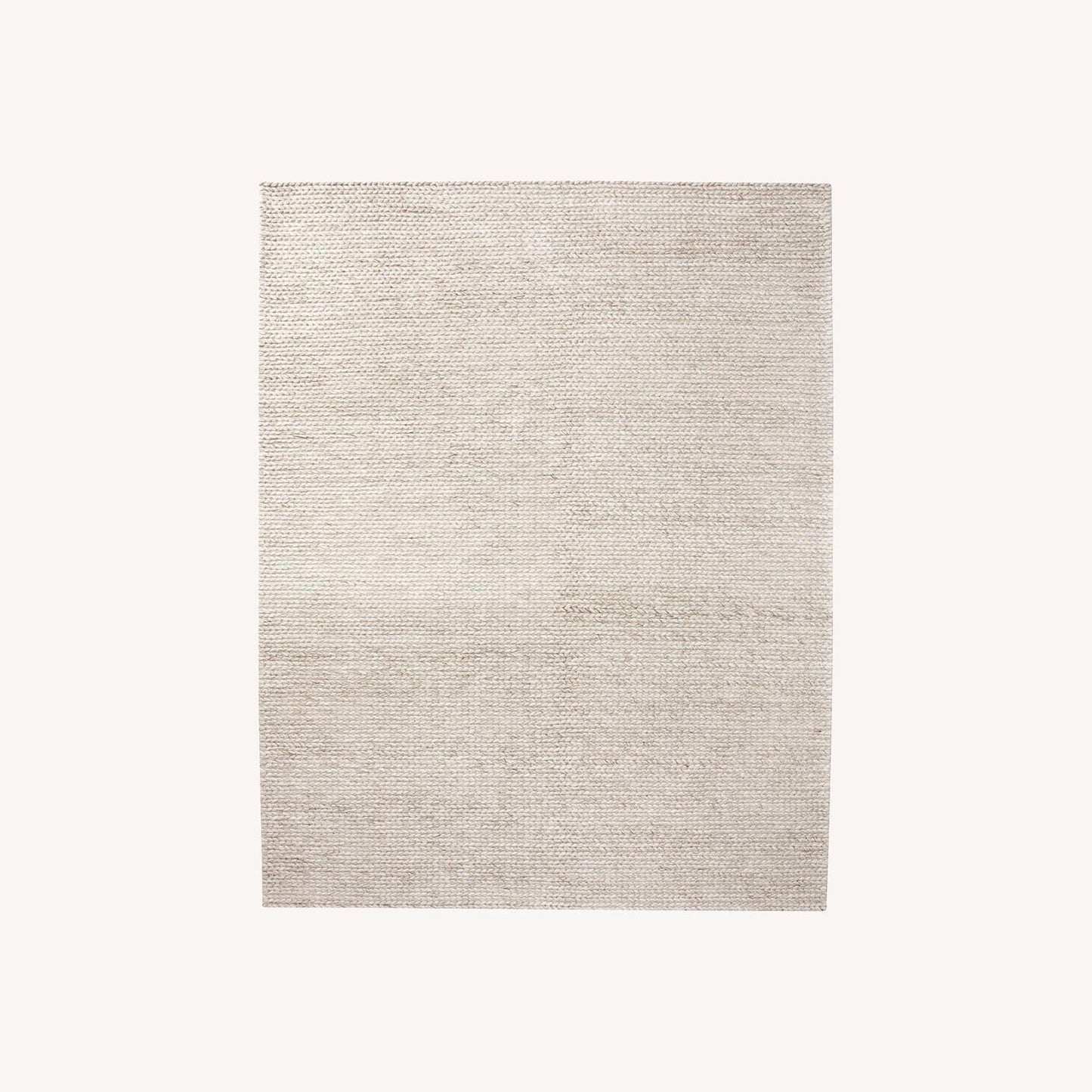 Pottery Barn Chunky Knit Sweater Handwoven Rug