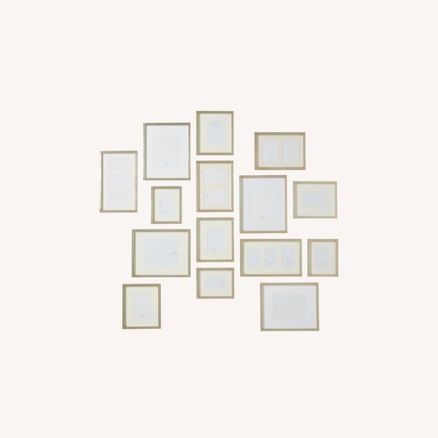 Pottery Barn Gallery Frames In A Box - Champagne
