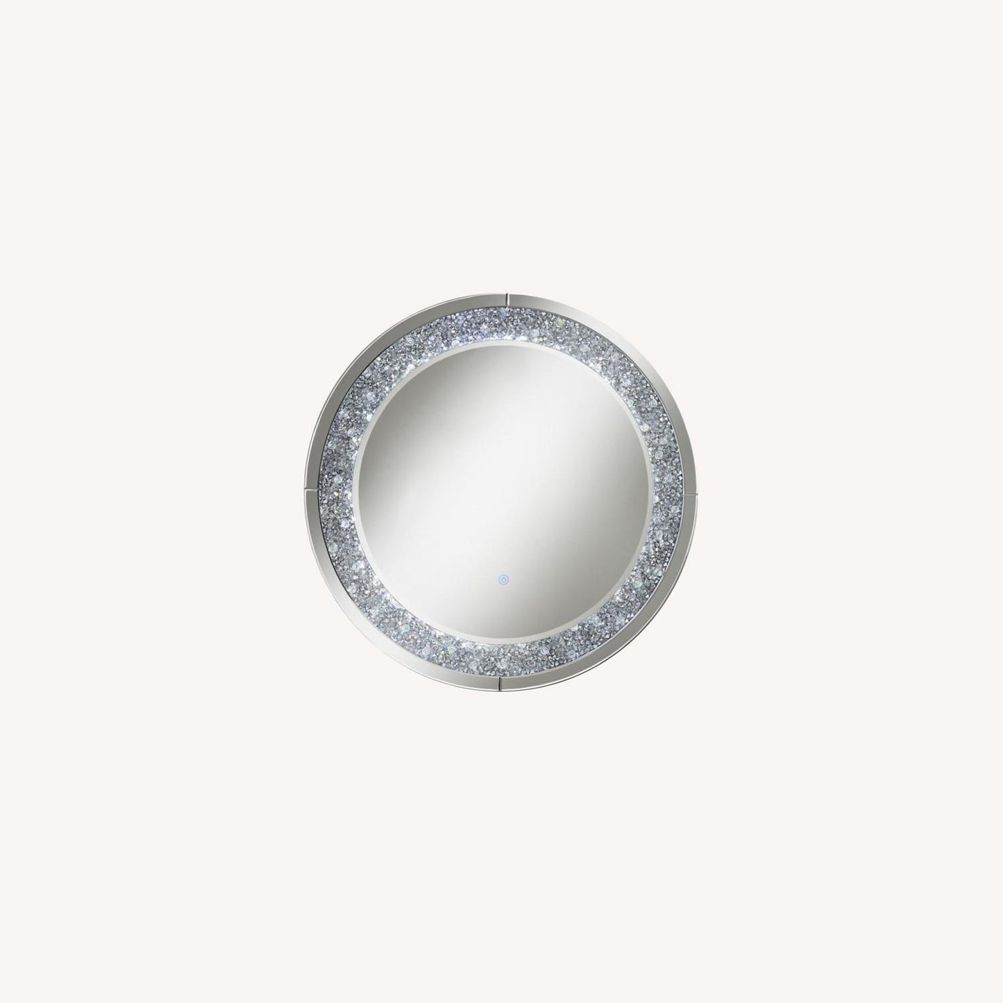 Other Wall Mirror In Silver Finish W/ LED Switch