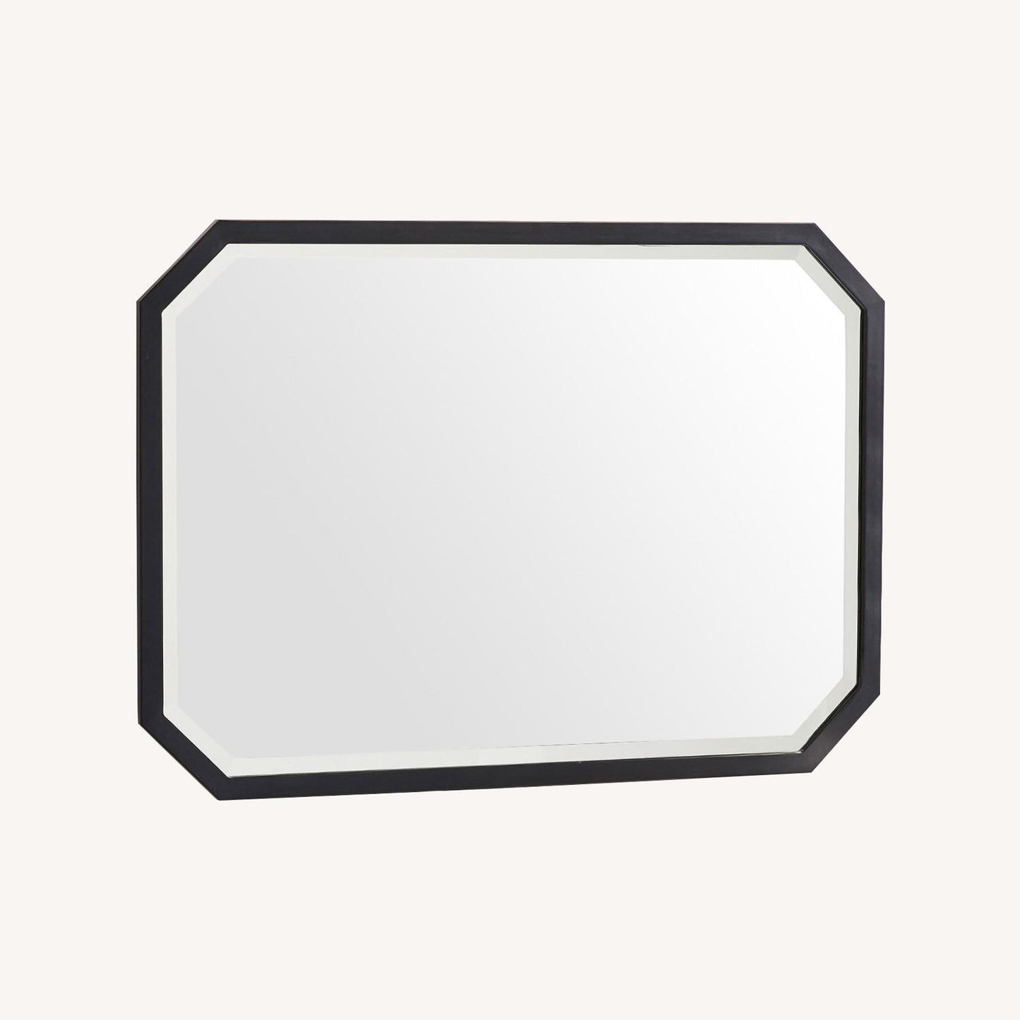 Pottery Barn Boundary Bronze Frame Octagon Wall Mirror