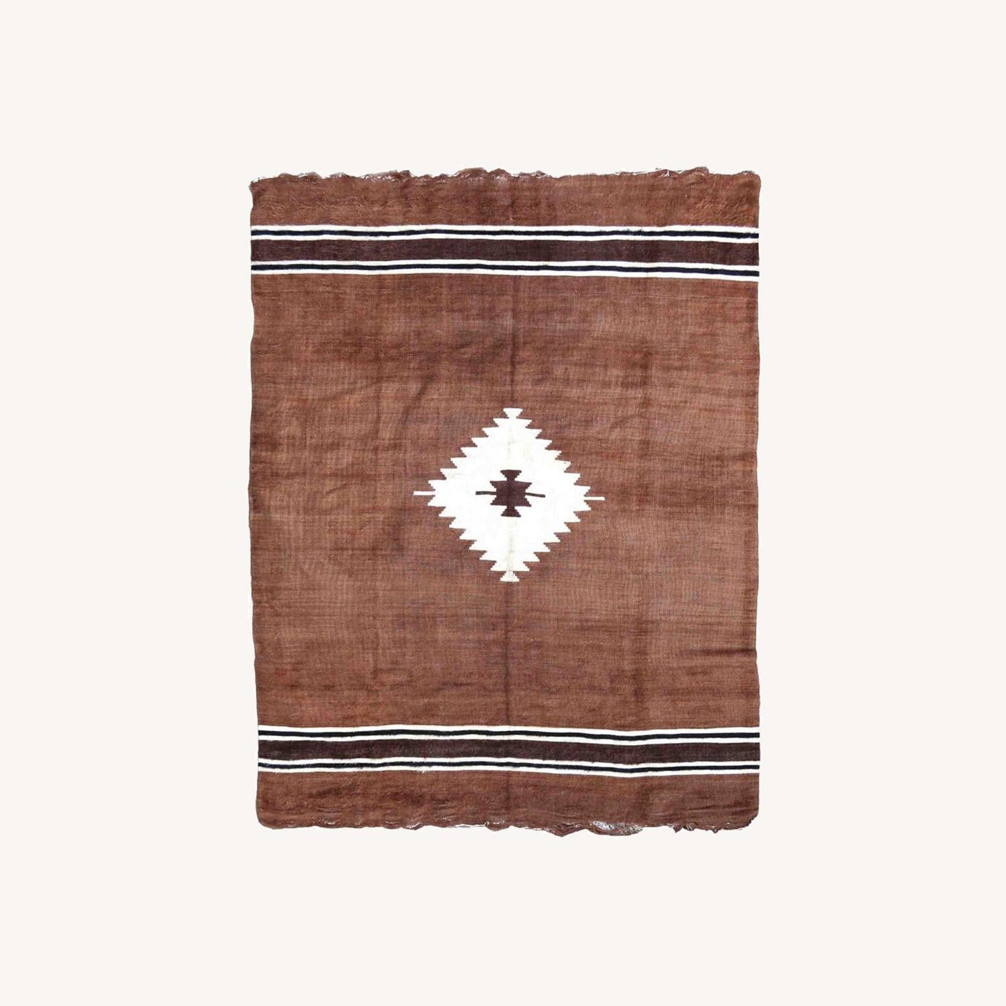 Handmade Vintage Persian Angora Rug