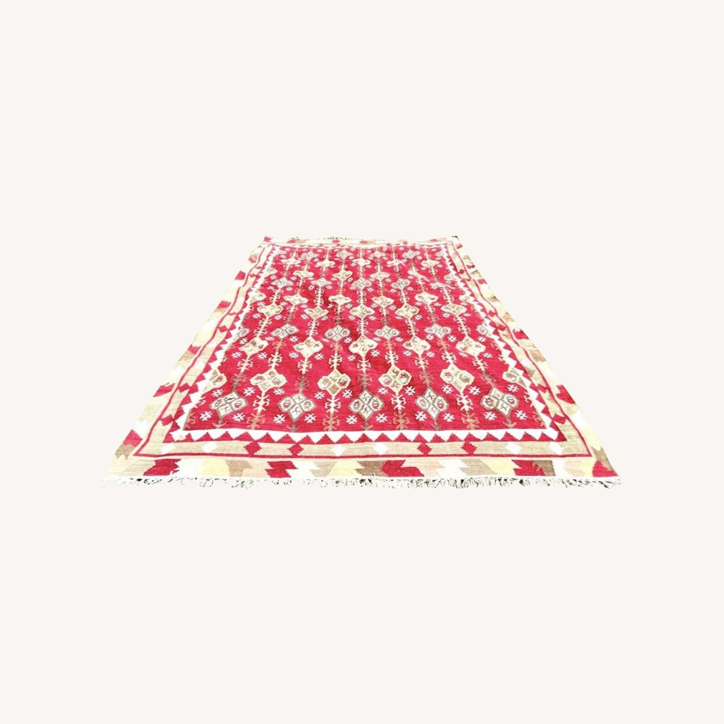 Other Vintage Large Turkish Flat Weave Kilim