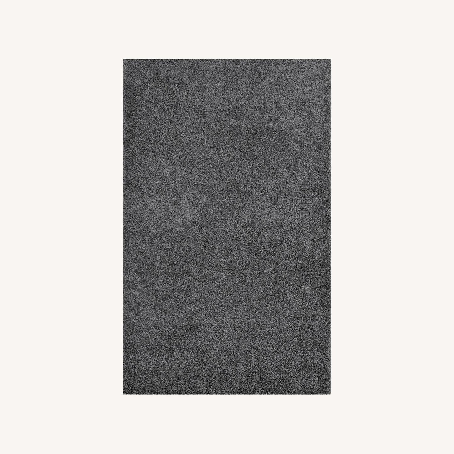 Other 5x8 Area Rug In Dark Gray Shag Weave
