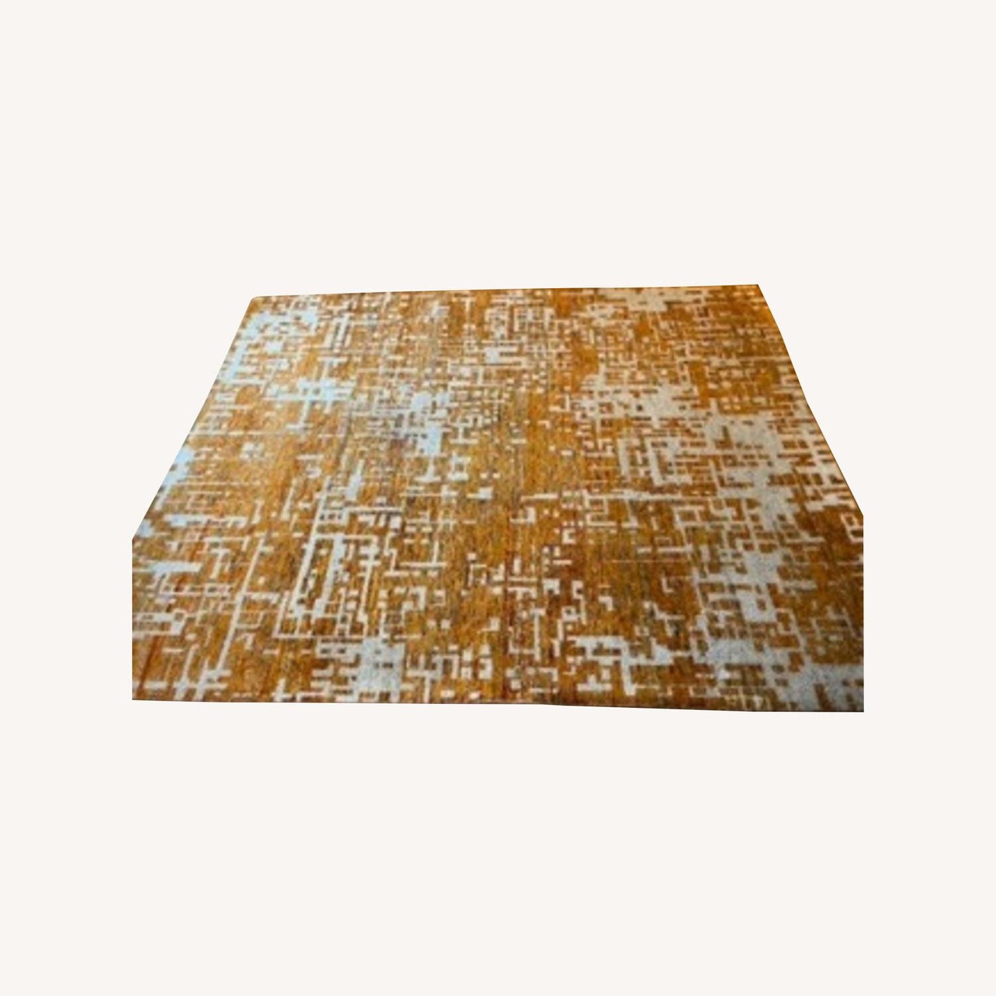  Crate & Barrel Celosia Orange Rug 8 X 10