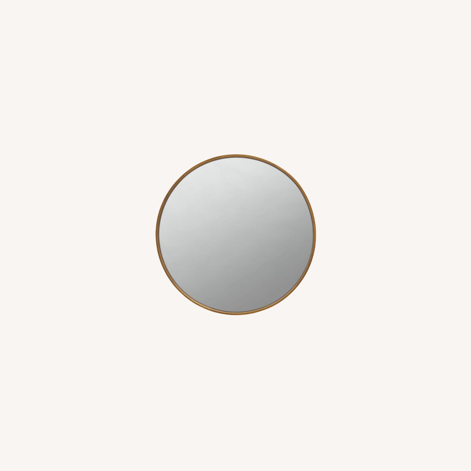 Other Mirror In Slim Frame Brass Finish