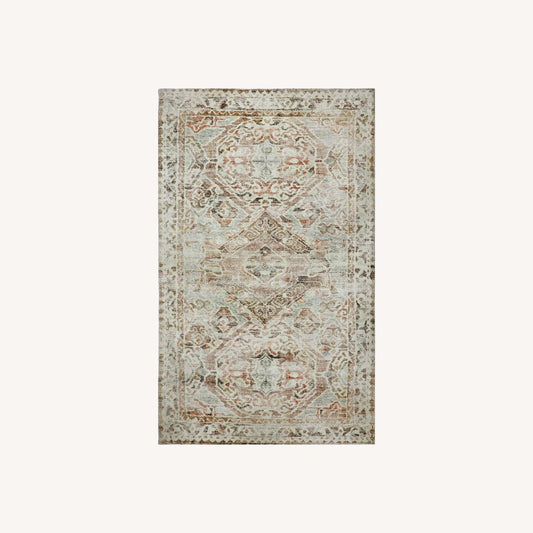 Pottery Barn MP Jade Printed Rug, 5X8, Warm Multi
