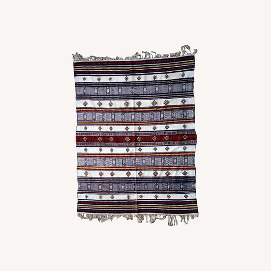  Handmade Vintage Moroccan Berber Kilim