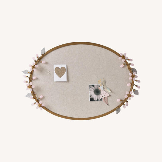  Pottery Barn Grace Pink Flower Pinboard