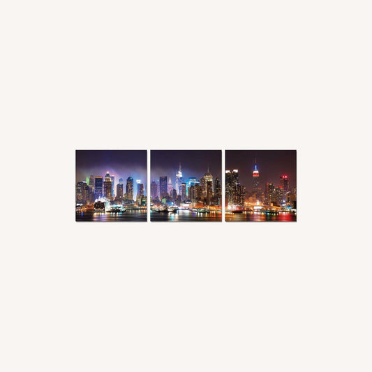 Other Wall Art New York City Night In Acrylic Finish