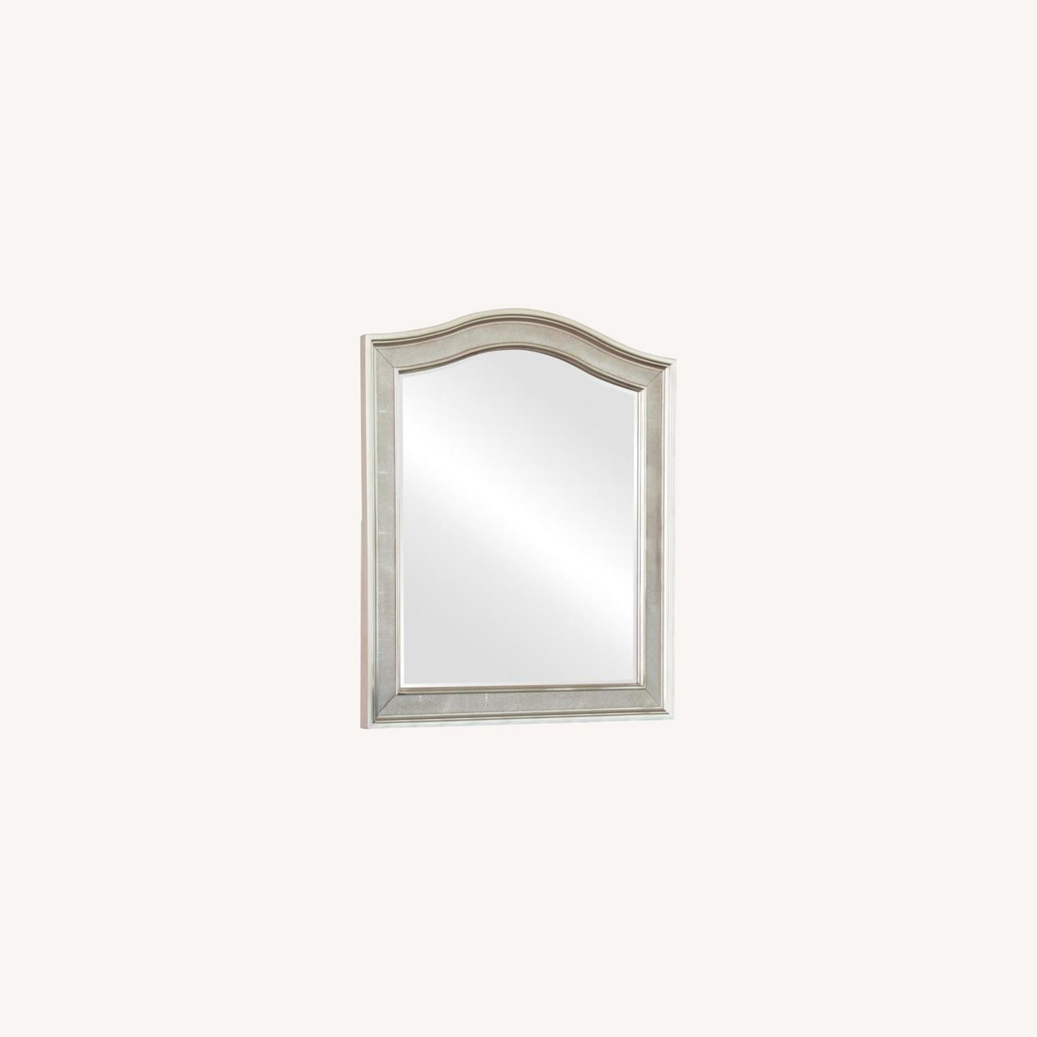 Other Vanity Mirror In Metallic Platinum Frame Finish