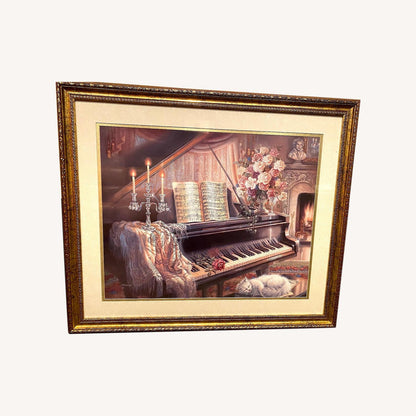 Other Sonata By Firelight Framed Print By Judy Gibson