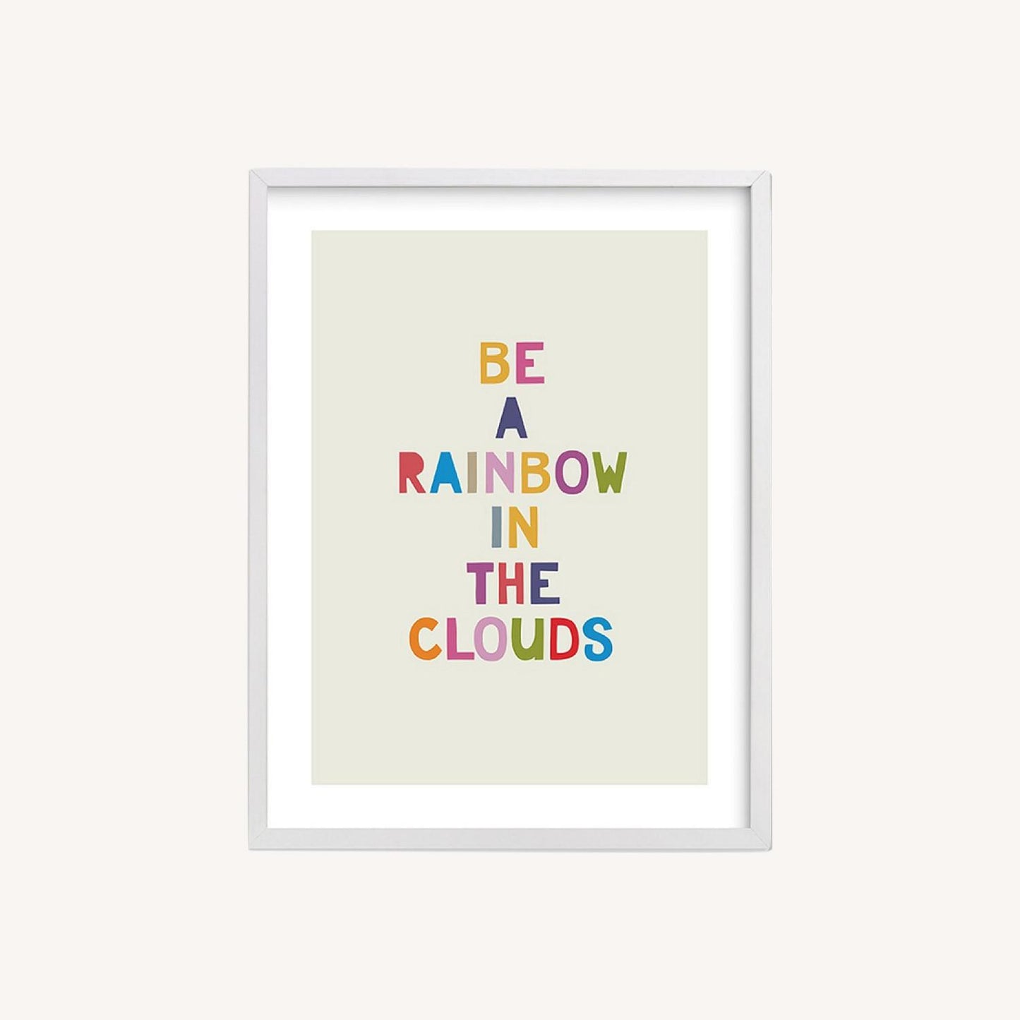  Minted Rainbow In A Cloud Wall Art By Hanna Mac