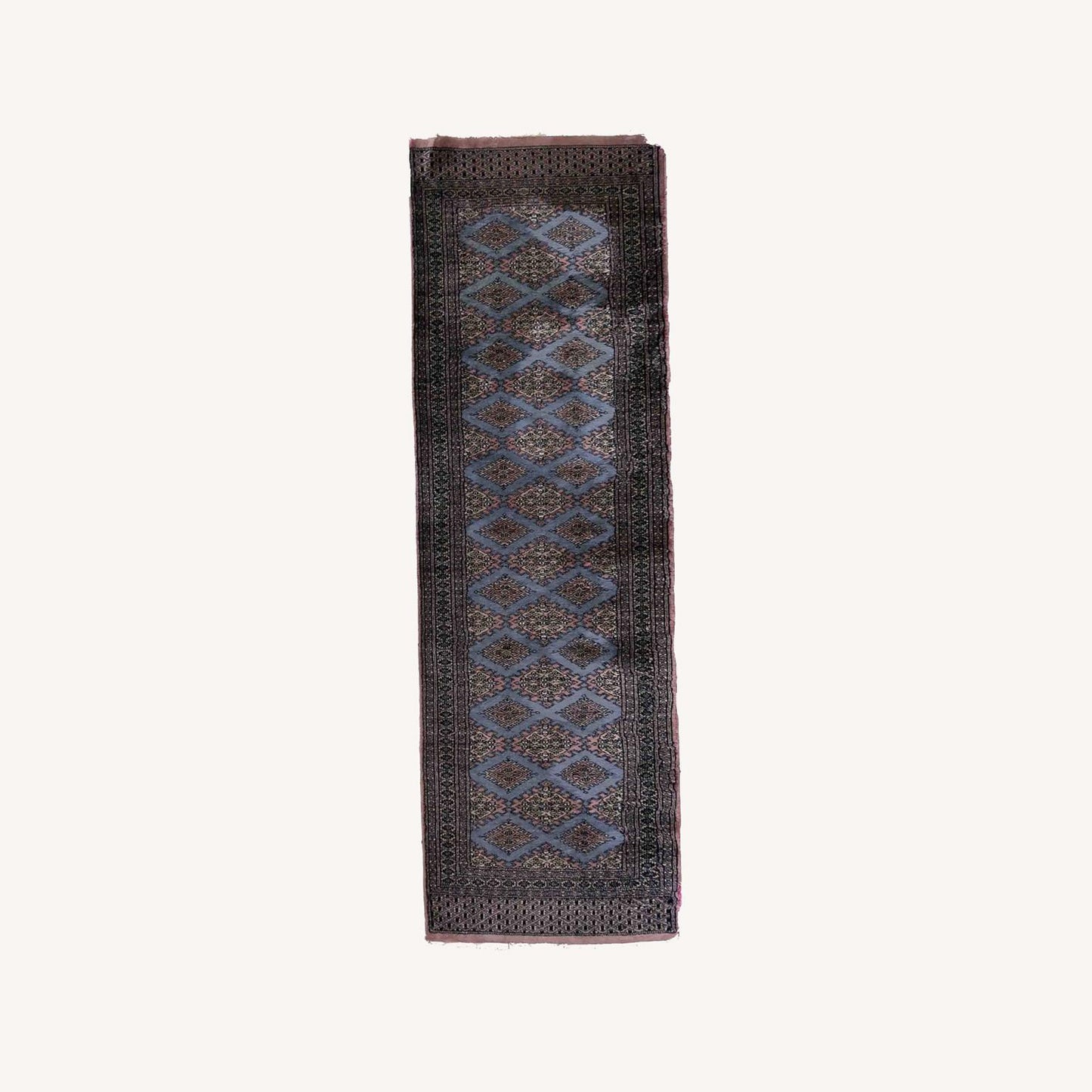  Handmade Vintage Uzbek Bukhara Runner