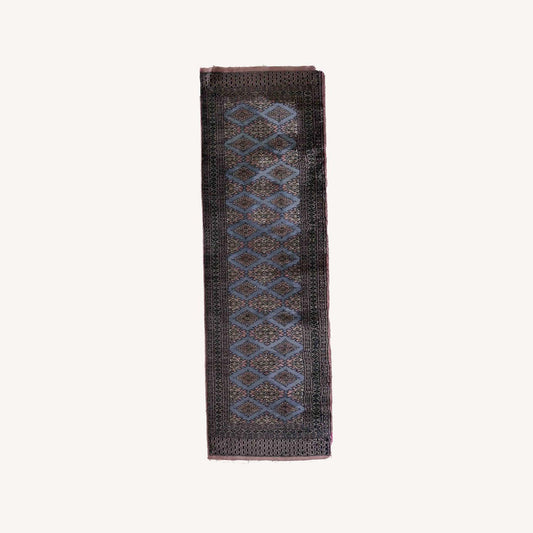  Handmade Vintage Uzbek Bukhara Runner