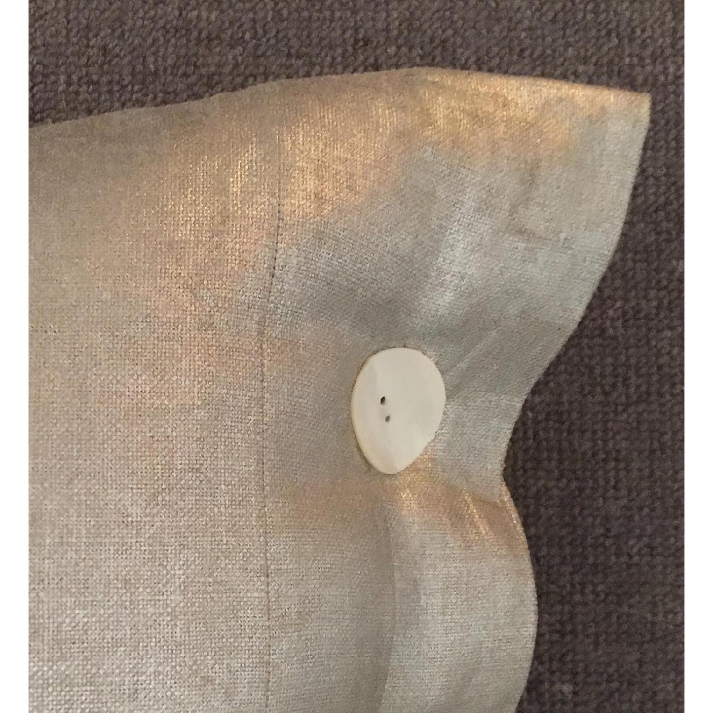 Other Modern Luxe Metallic Linen Pillow