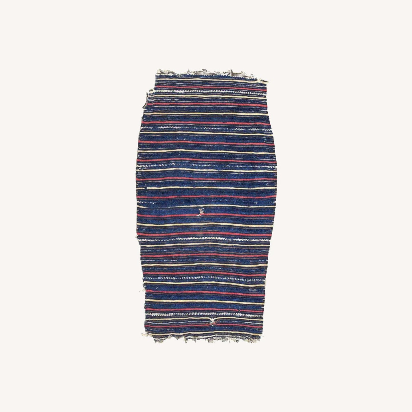  Handmade Antique Moroccan Berber Collectible Kilim