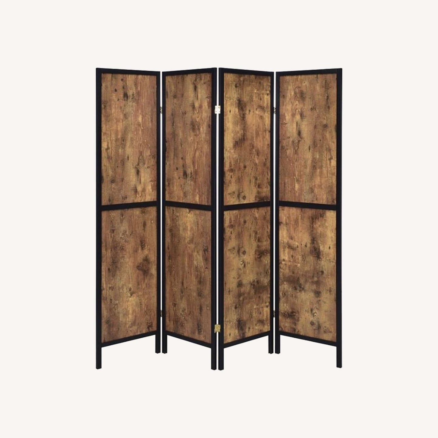 Other Four-Panel Folding Screen In Antique Nutmeg