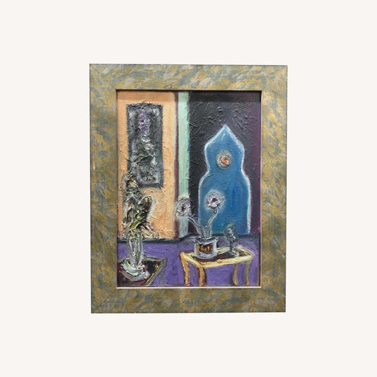 Other Vibrant Abstract Still Life Oil On Canvas
