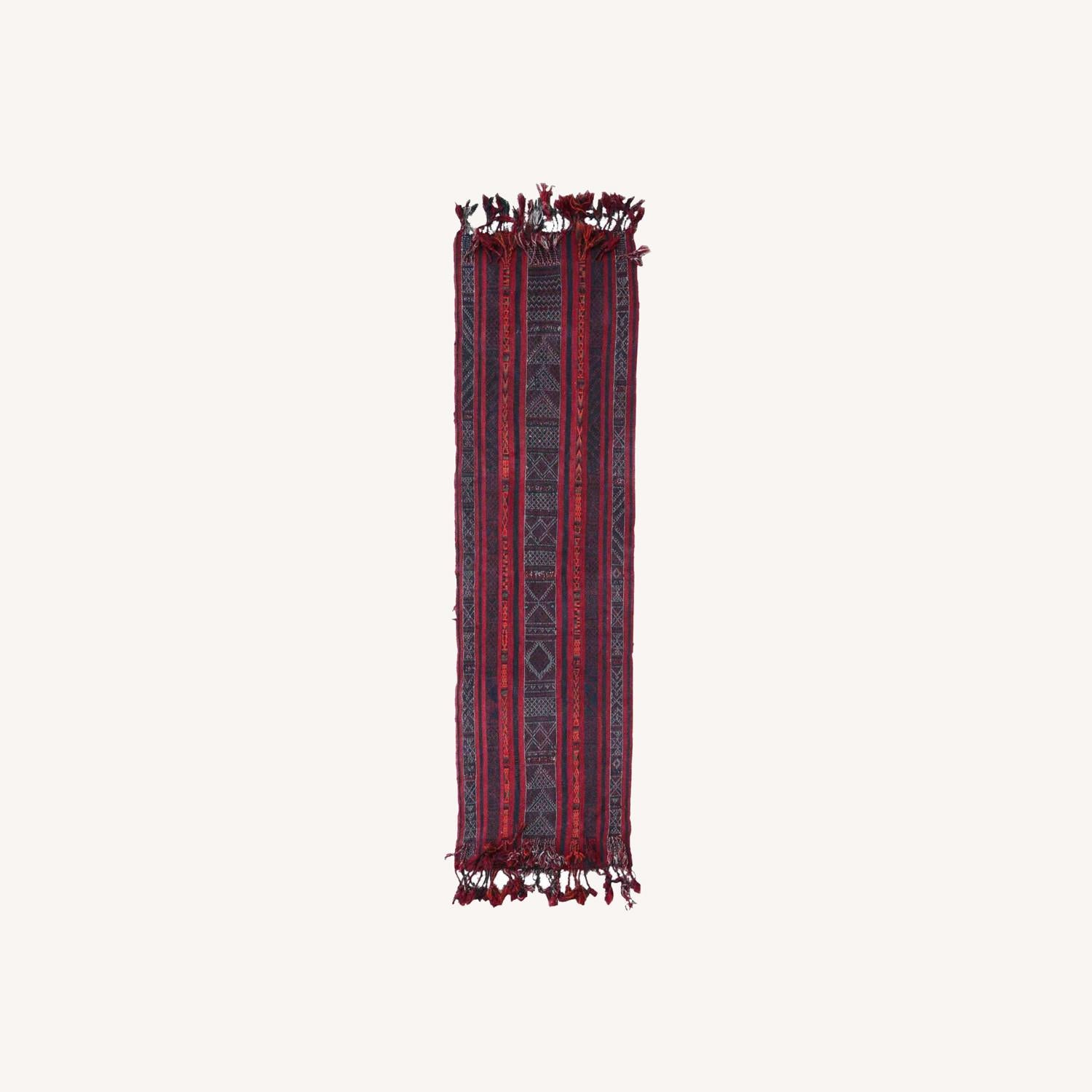  Handmade Antique Tunisian Berber Kilim