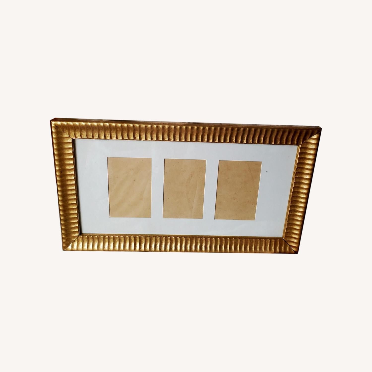 Other Matte Gold 3 Picture Frame