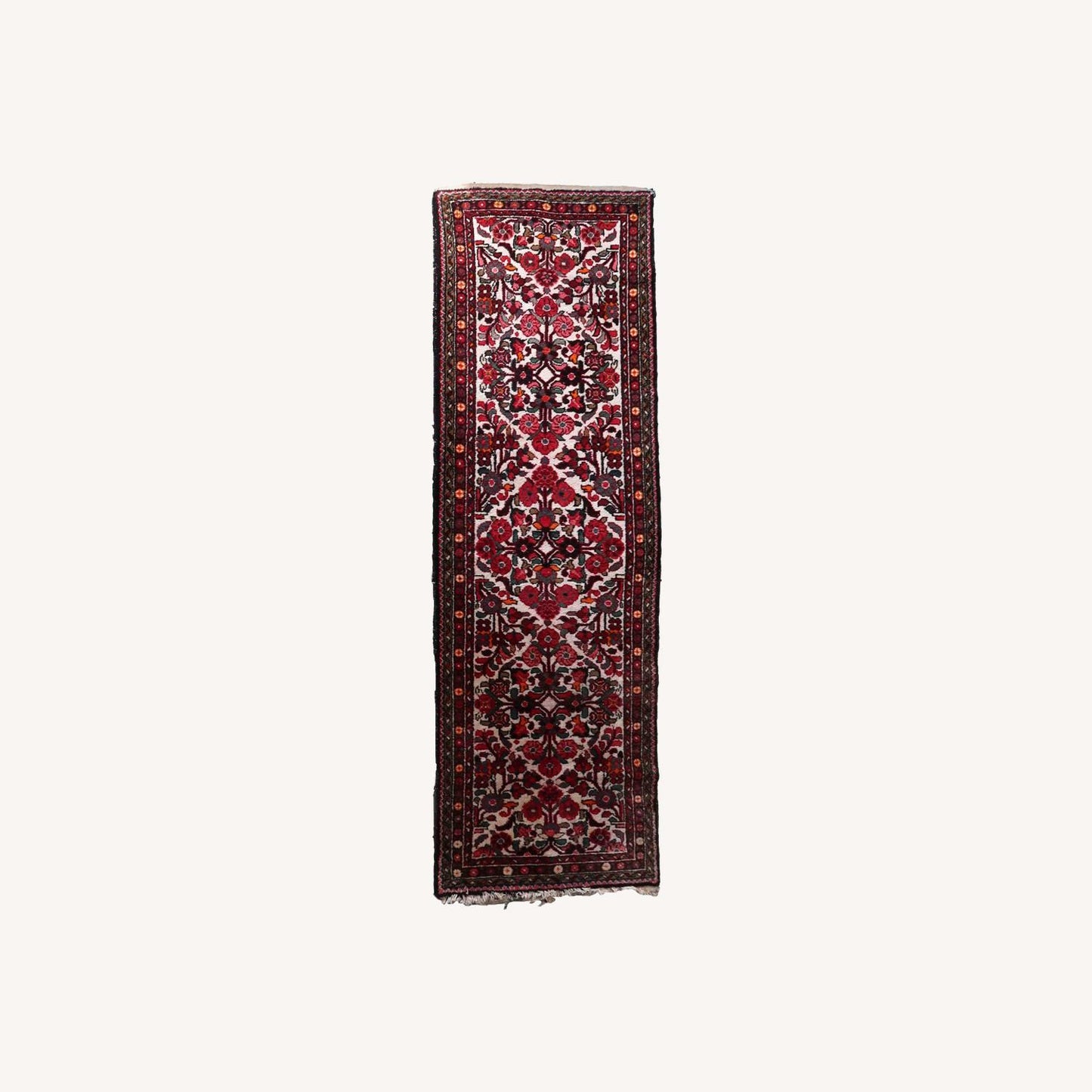  Handmade Antique Persian Malayer Runner