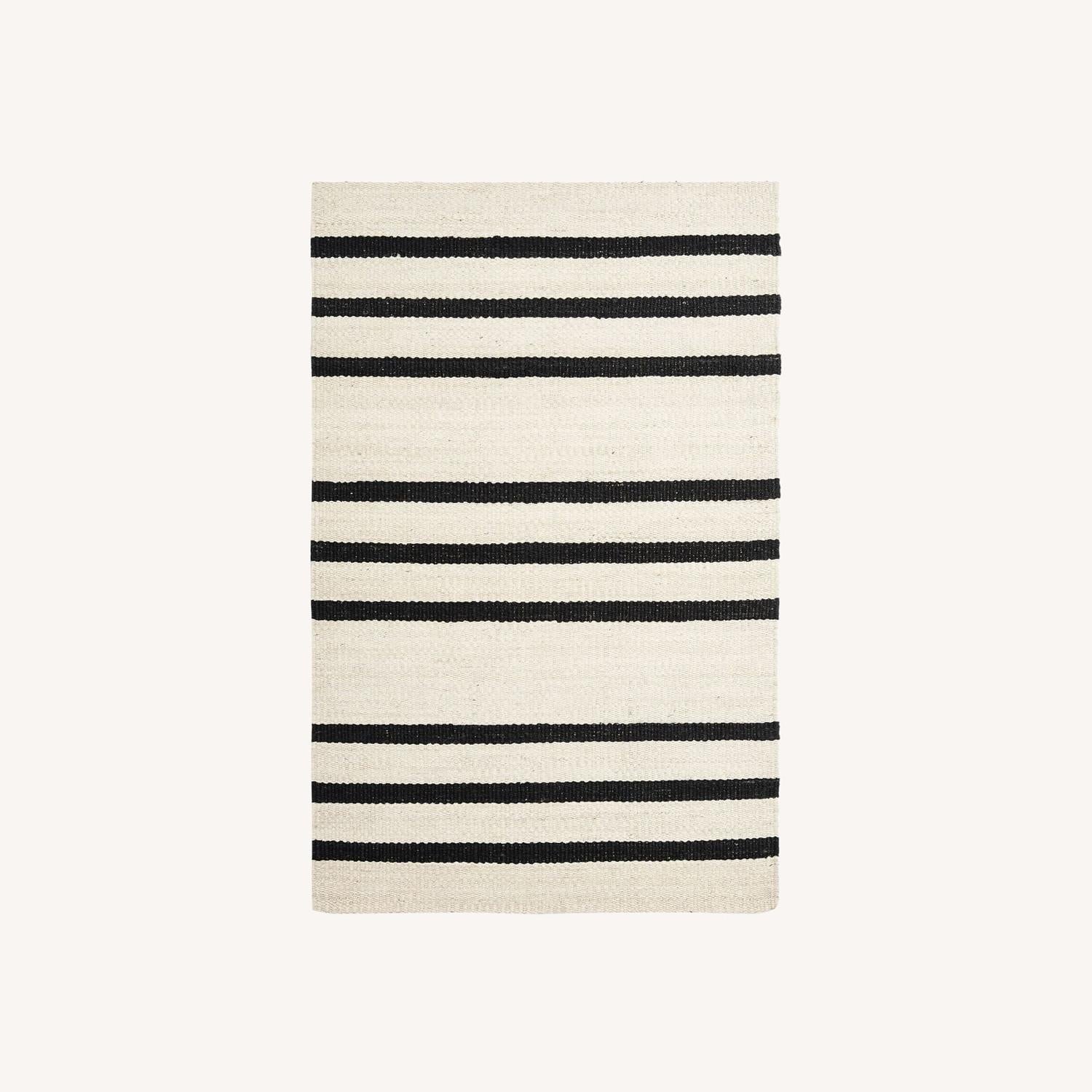  Pottery Barn Danton Striped Jute Rug
