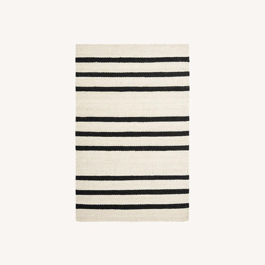  Pottery Barn Danton Striped Jute Rug