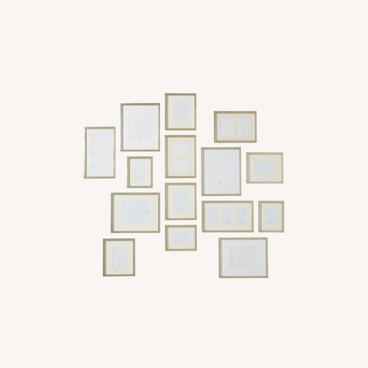  Pottery Barn Gallery Frames In A Box - Champagne