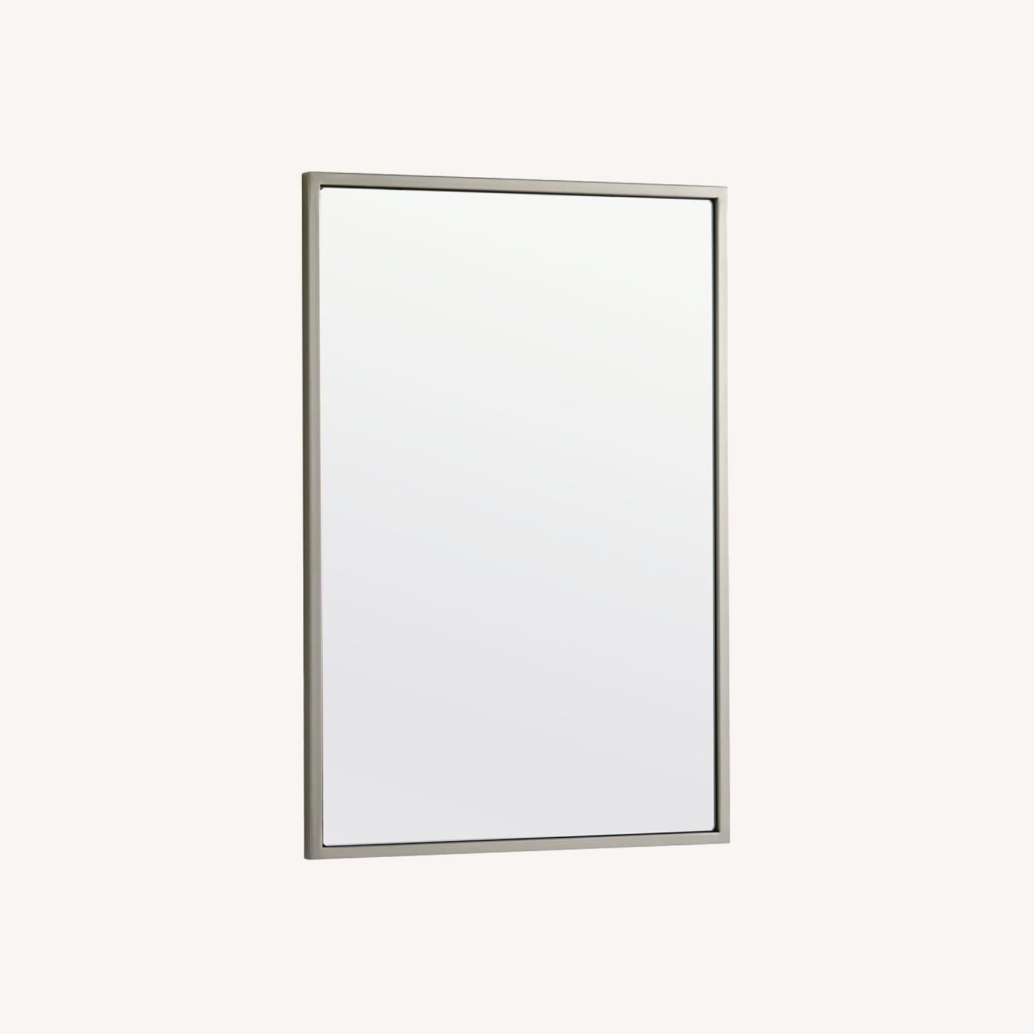  West Elm Metal Frame Rectangular Mirror-24"Wx36"H
