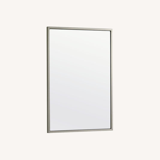  West Elm Metal Frame Rectangular Mirror-24"Wx36"H