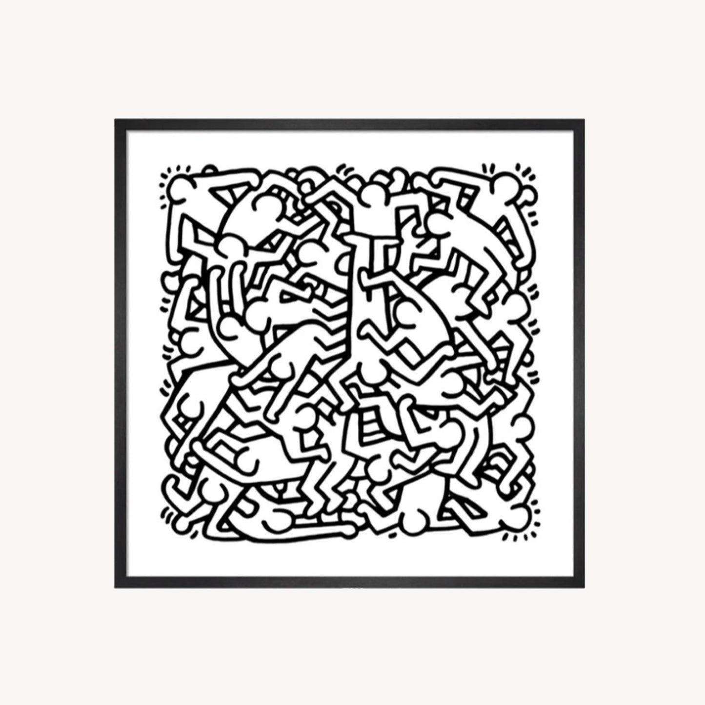 MoMA Keith Haring Party Of Life Framed Print