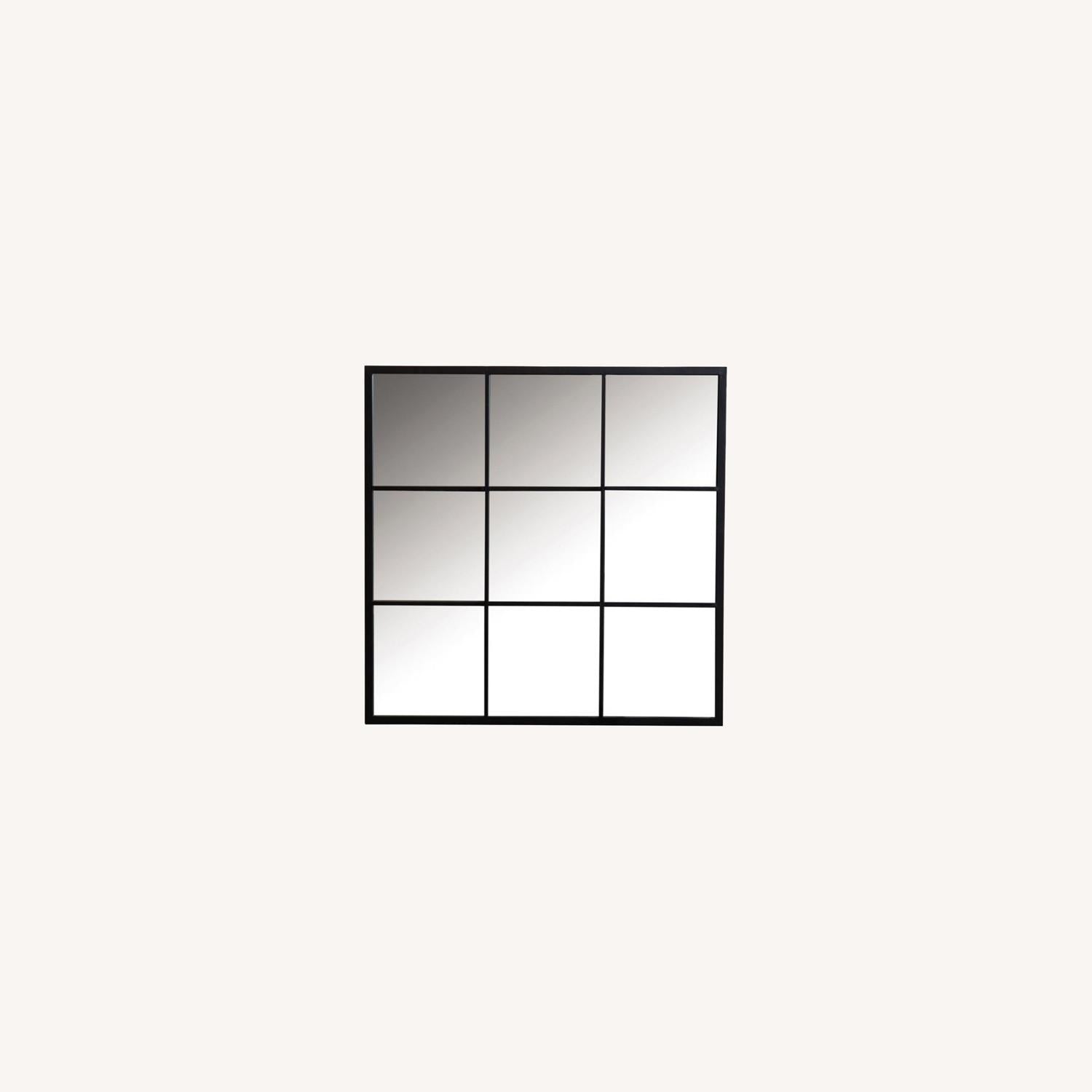 Other Mirror In Black Frame & French Window Pane Finish