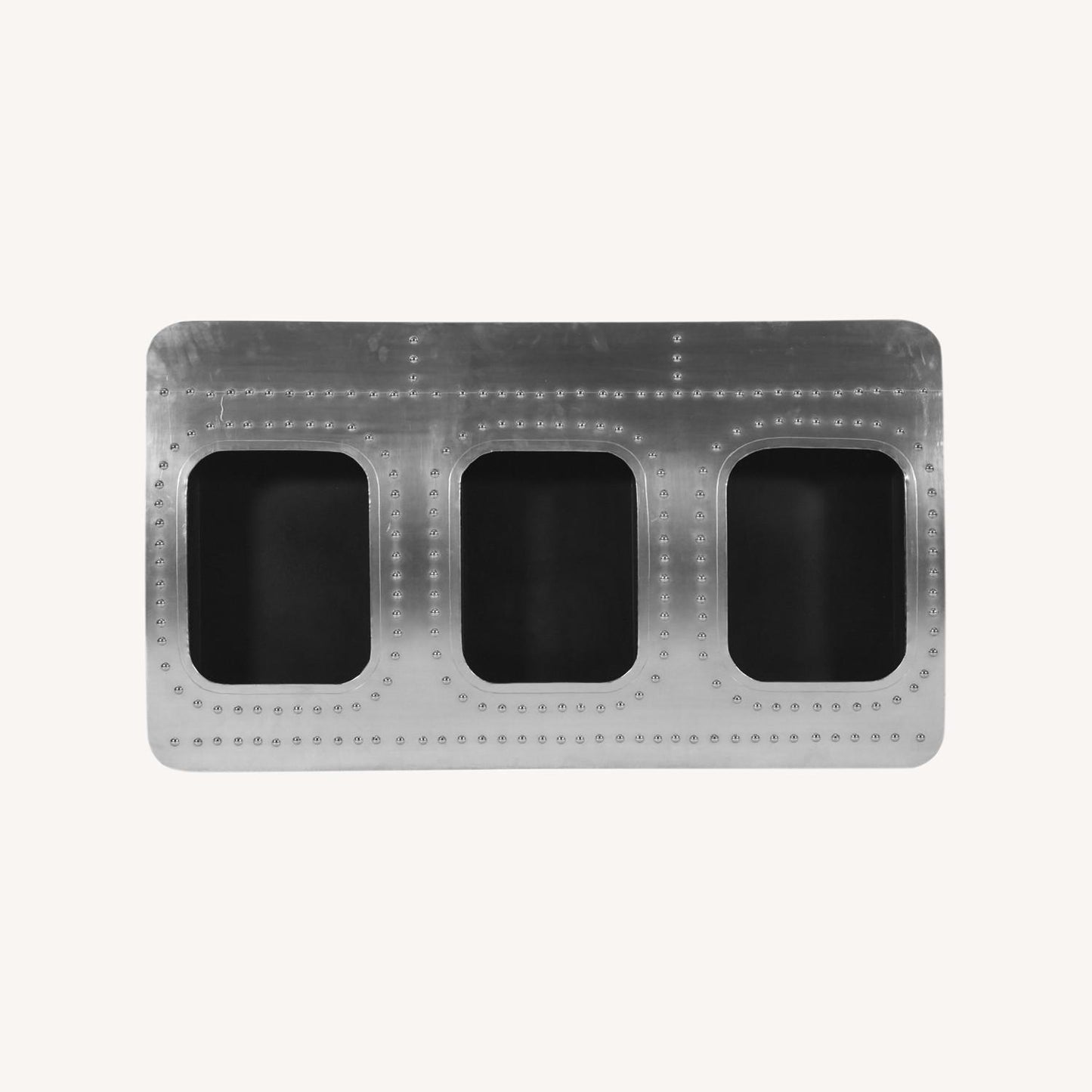  Seventh Sta Retail Aluminum Airway 3 Window Wall Bar Shelves