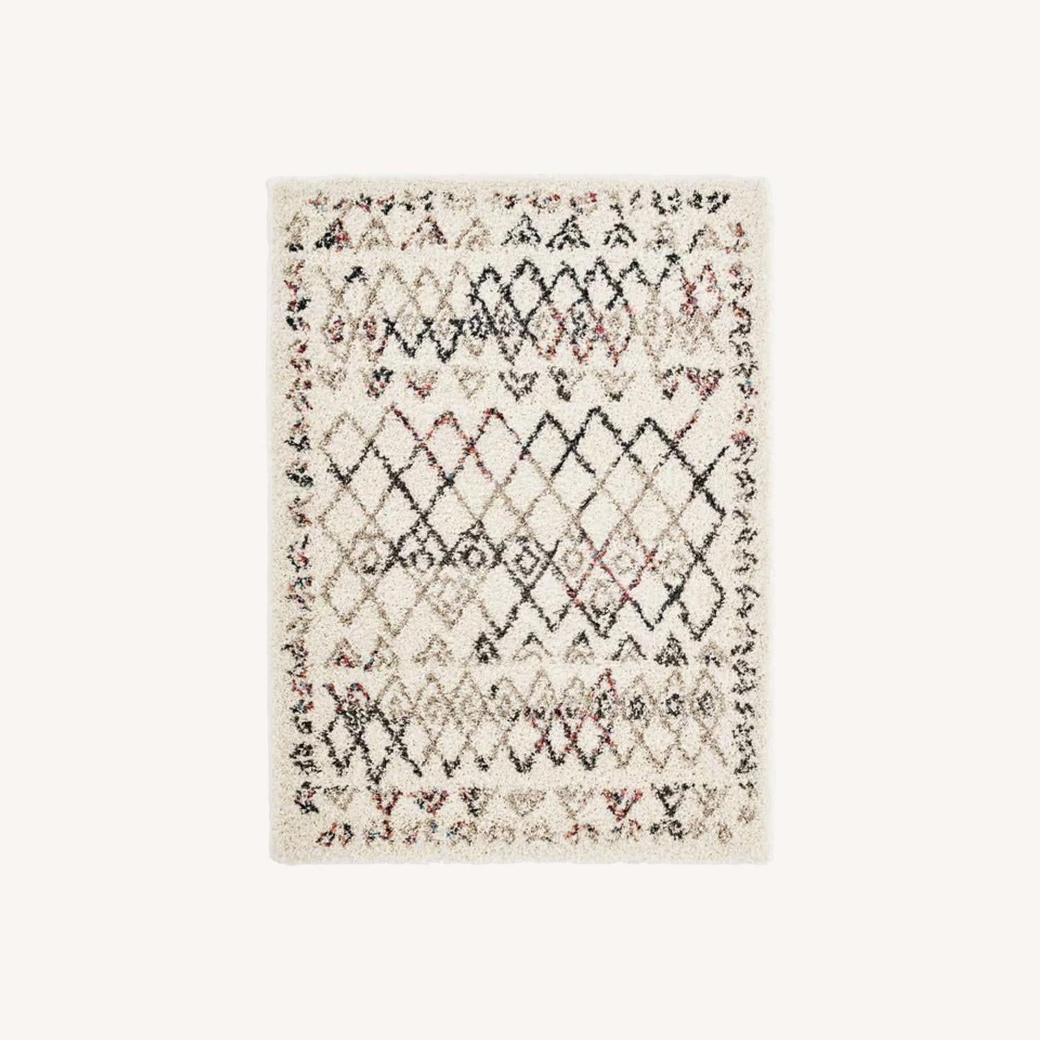 Other Beige Brown 8x10 Accent Shag Rug