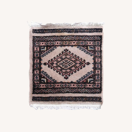  Handmade Vintage Uzbek Bukhara Mat