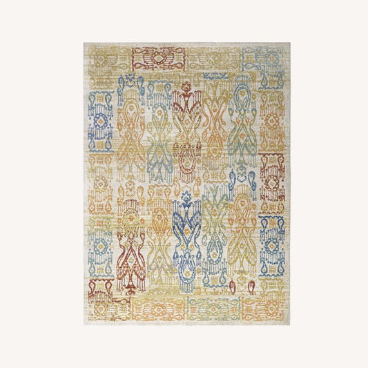Other 8x10 Area Rug In Multicolored Distressed Aztec