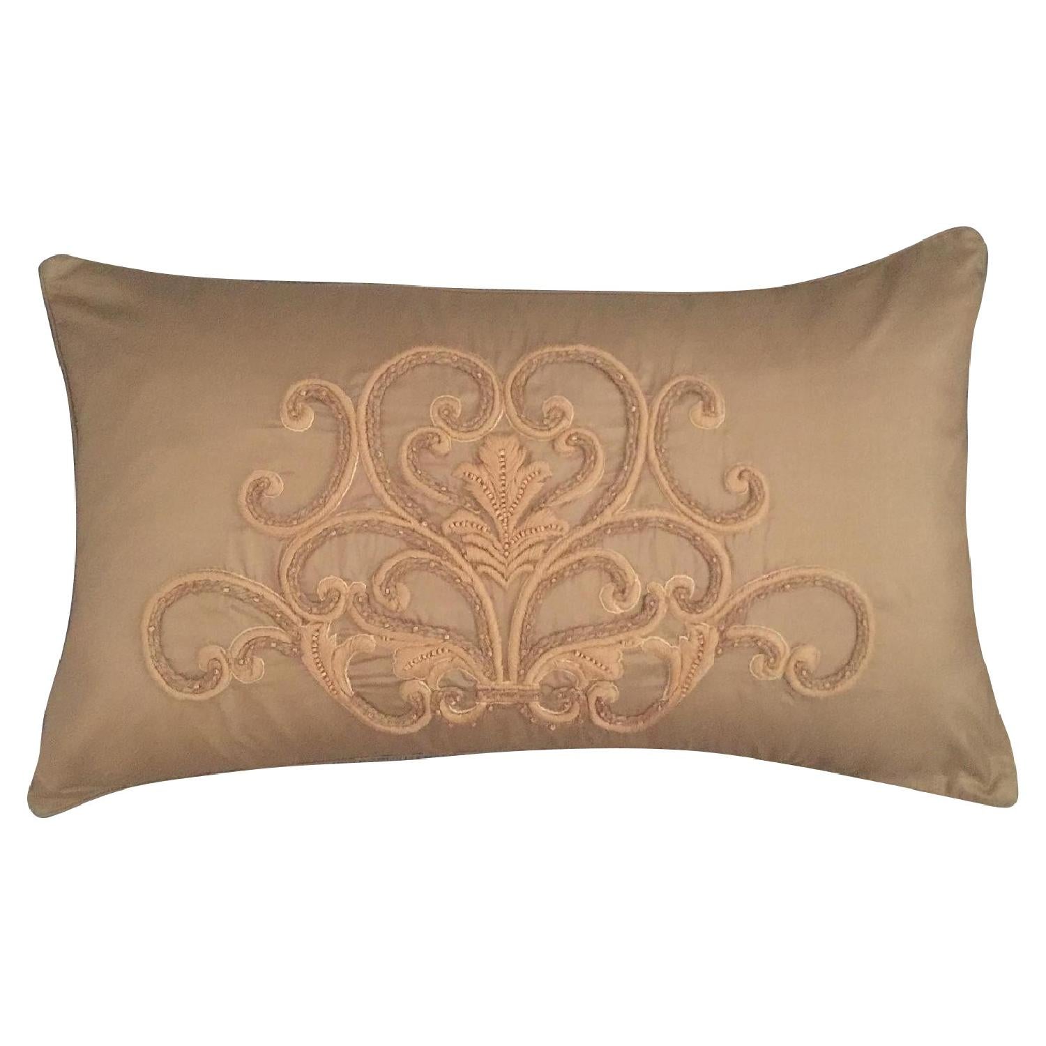 Other Scroll Medallion Throw Pillow