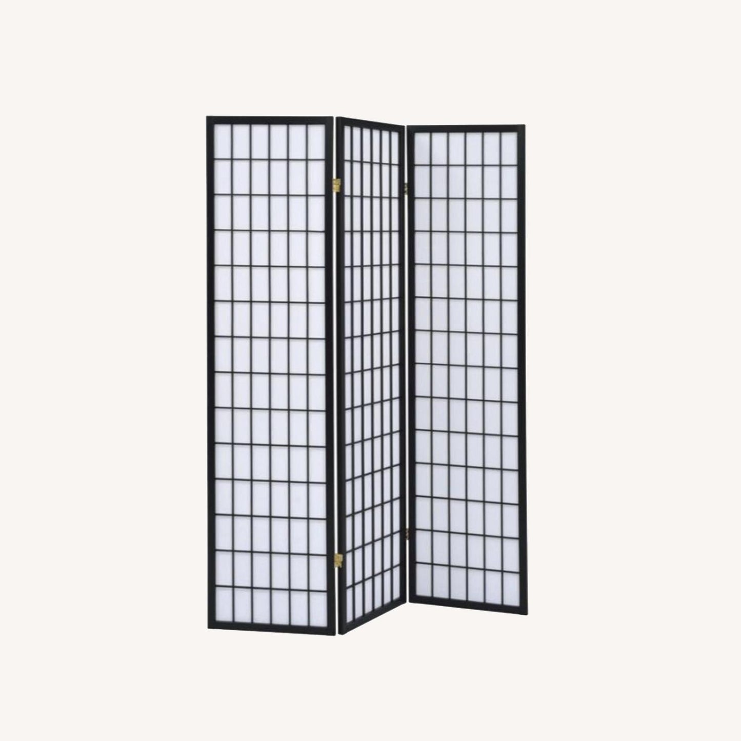 Other 3-Panel Screen In White Paper & Black Grid Design
