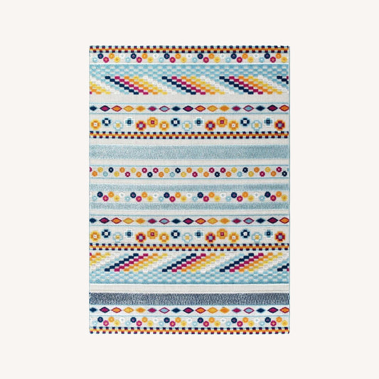 Other 5x8 Area Rug In Vintage Geometric Lattice Design