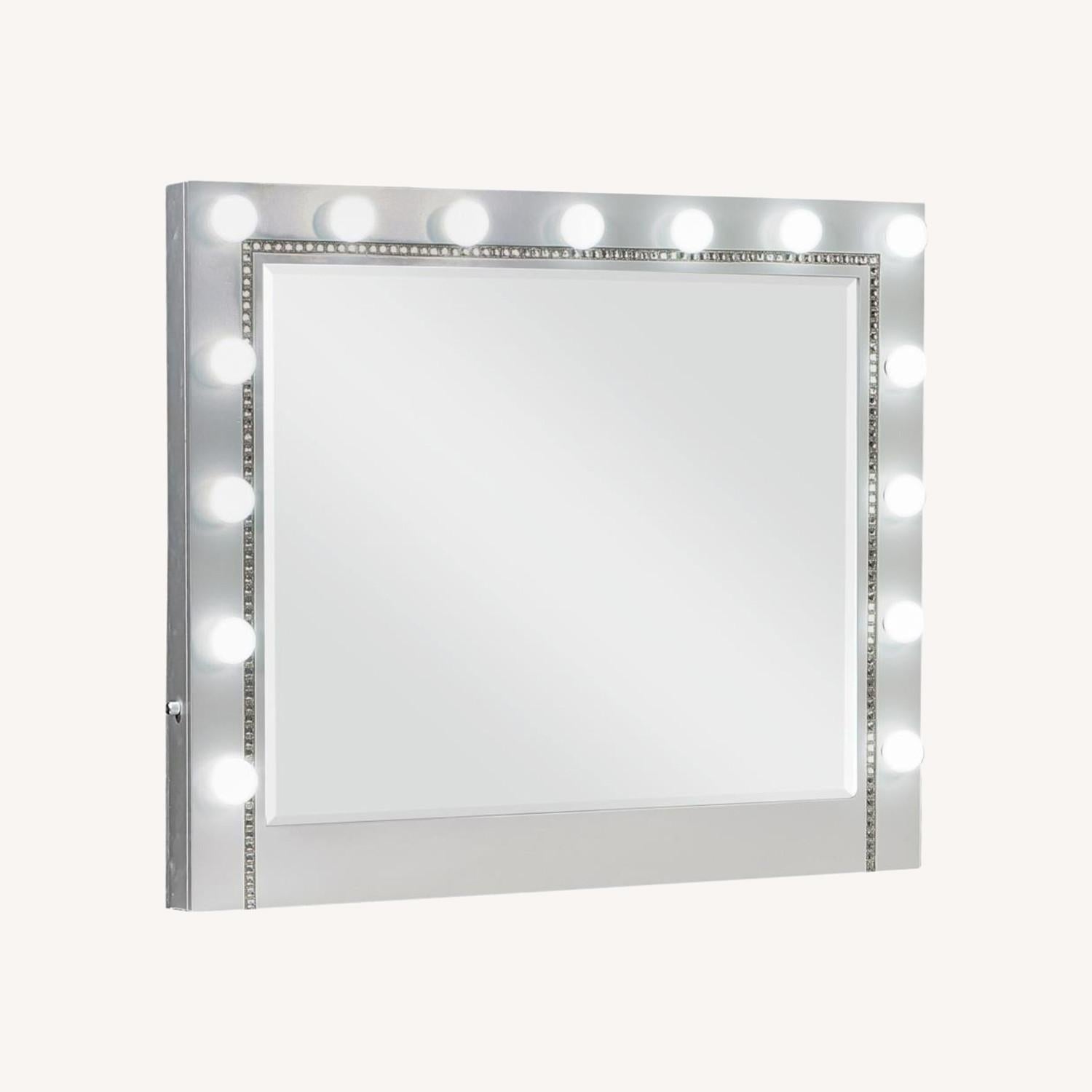Other Mirror In Metallic Mercury With Mirror Strips Frame