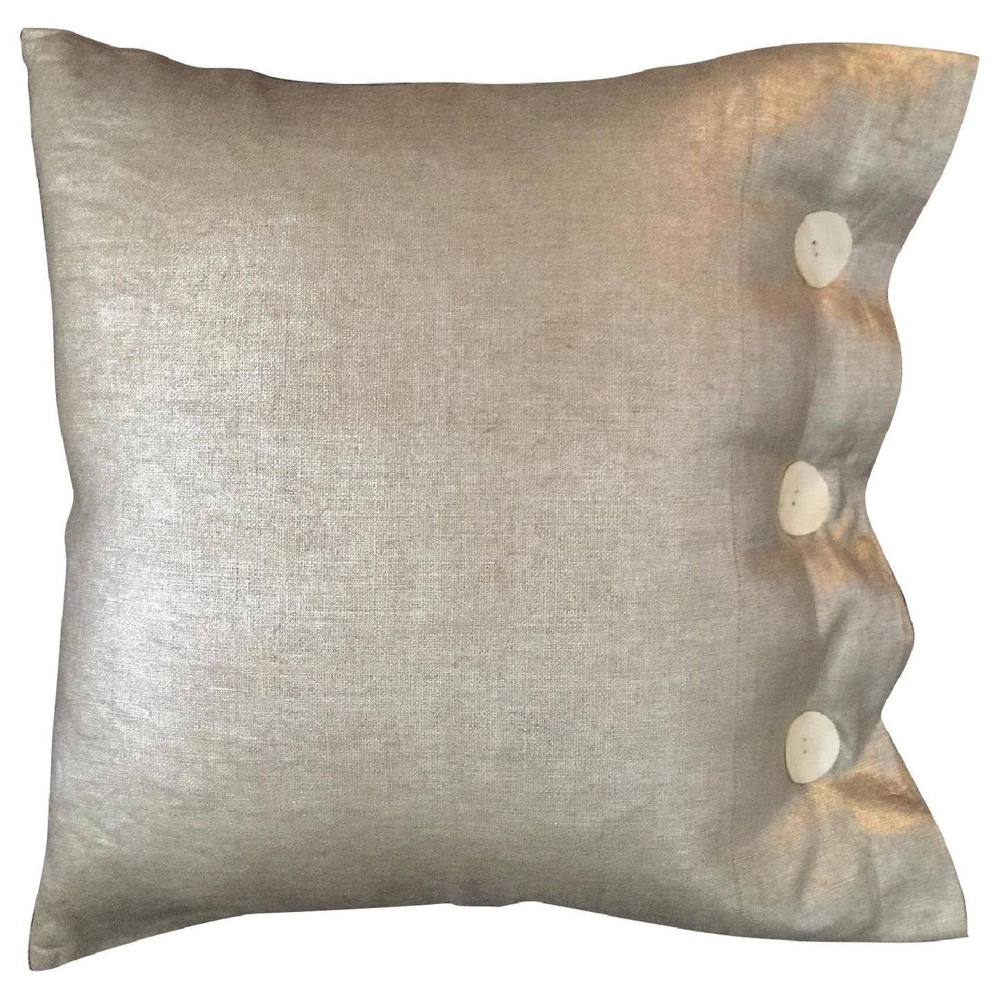 Other Modern Luxe Metallic Linen Pillow