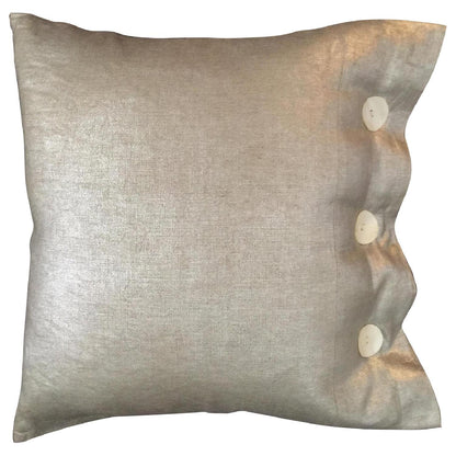 Other Modern Luxe Metallic Linen Pillow