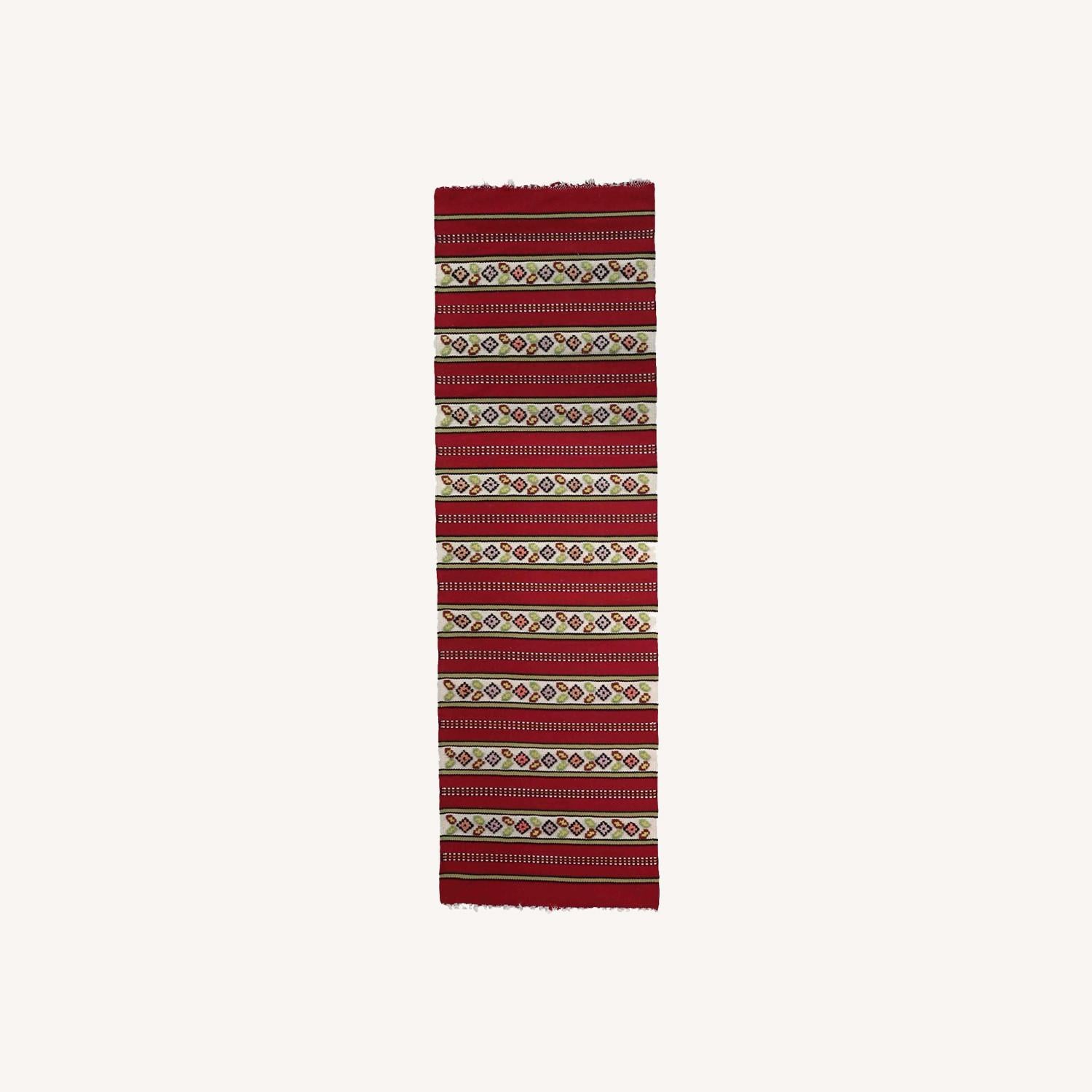  Handmade Vintage Persian Ardabil Runner