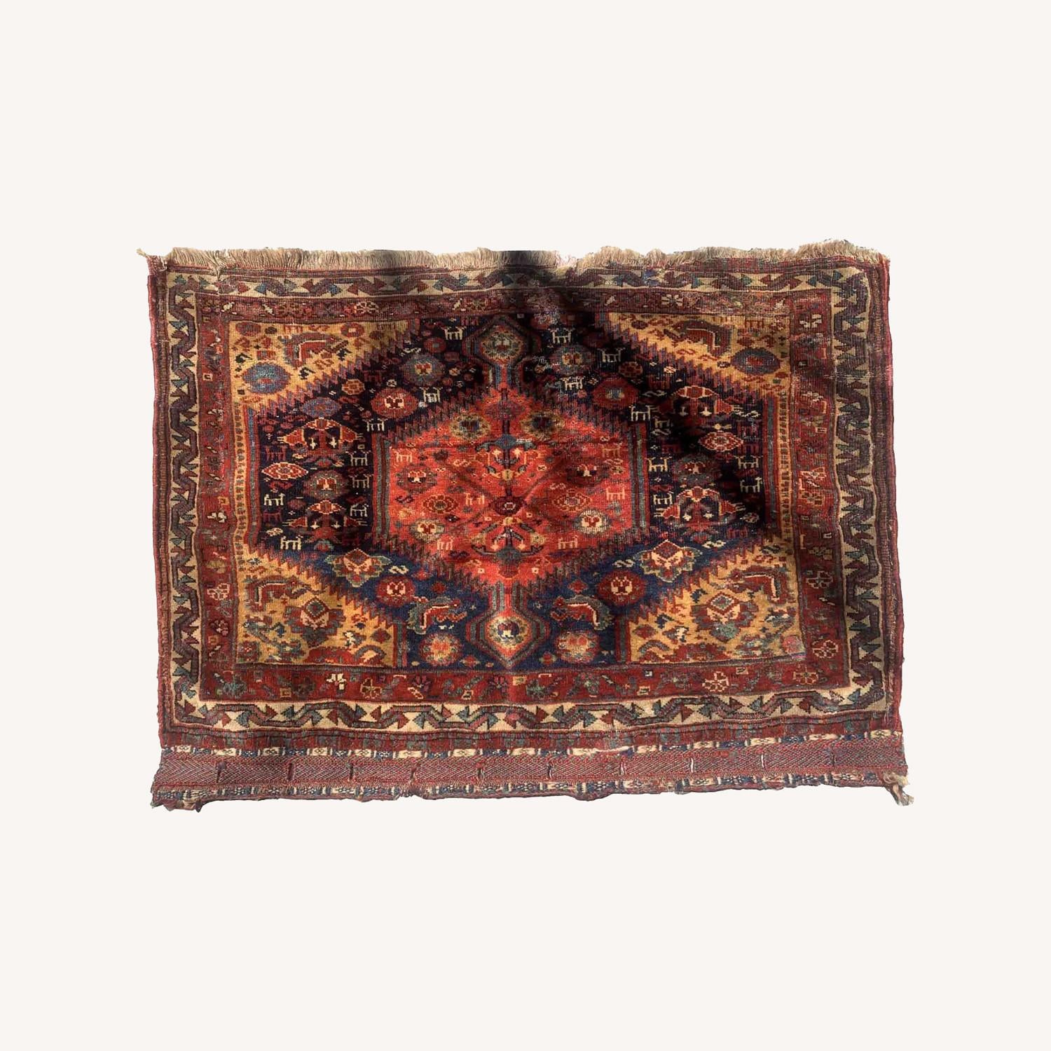 Handmade Persian Collectible Gashkai Bagface