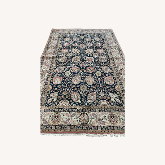  Vintage Handcrafterd Tabriz Wool Rug