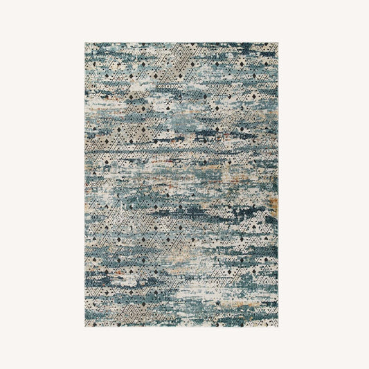 Other Area Rug In Multicolored Diamond Lattice Design