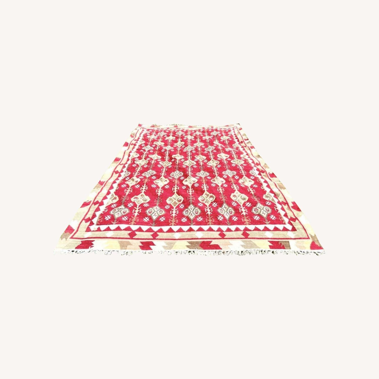 Other Vintage Large Turkish Flat Weave Kilim