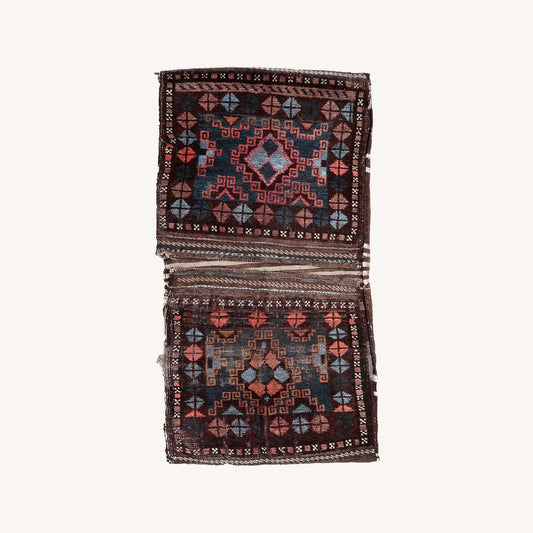  Handmade Antique Afghan Baluch Saddle Bag