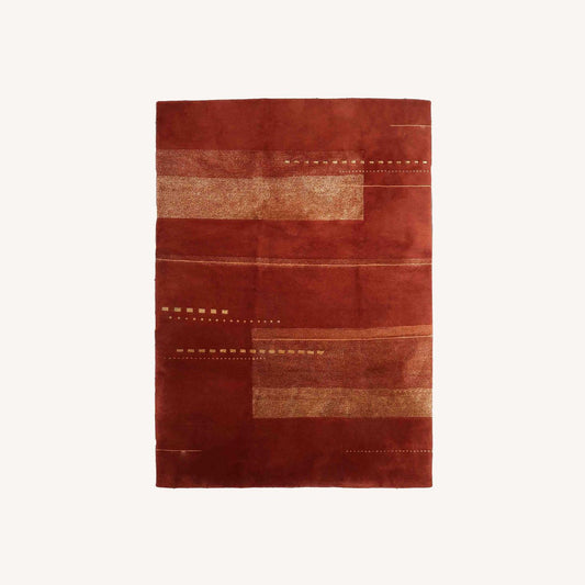  Handmade Vintage Tibetan Khaden Rug